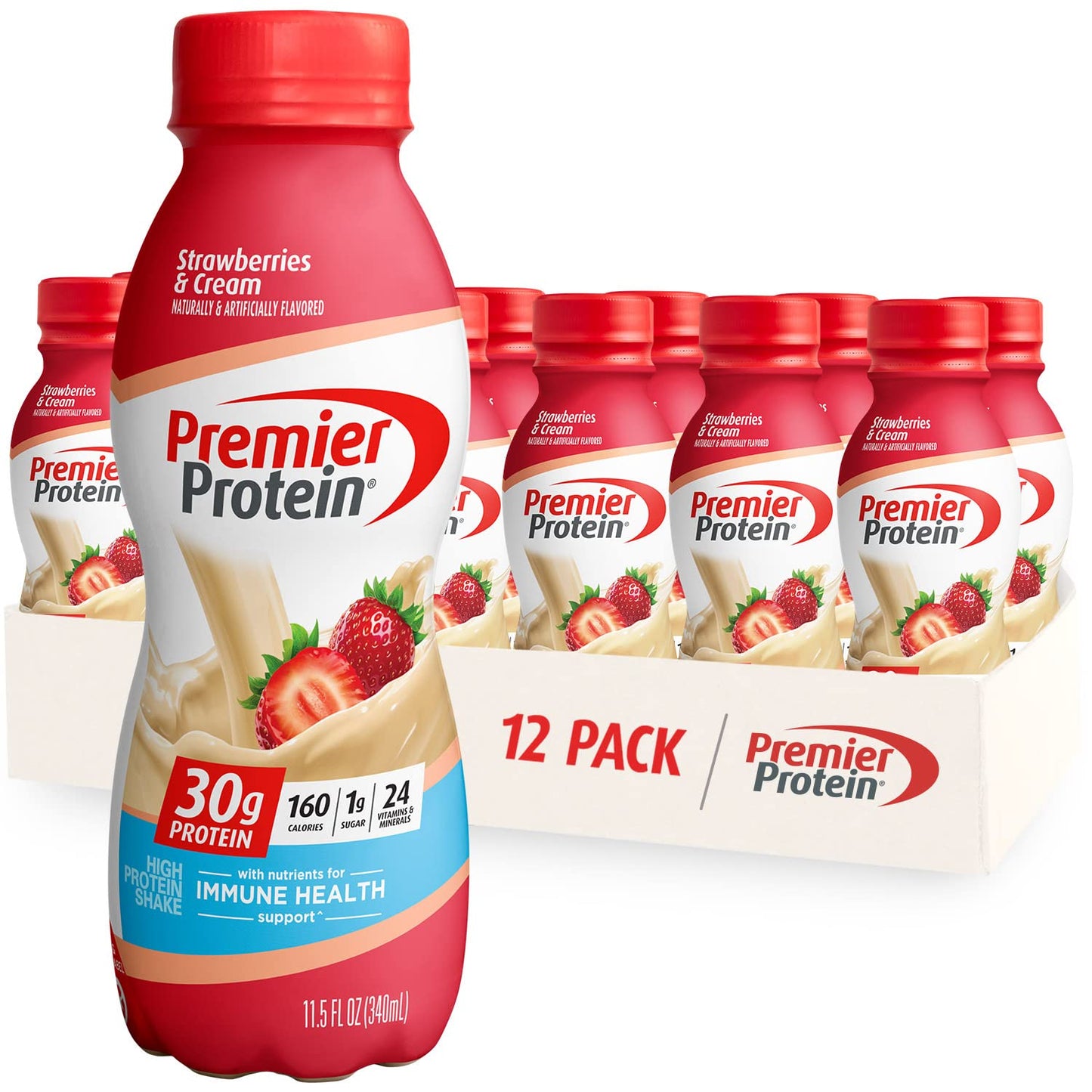 Premier Protein Shake. 30g Protein 24 Vitamins 1g Sugar Minerals Nutrients to Support Immune Health. 11.5 fl oz - Big Sale