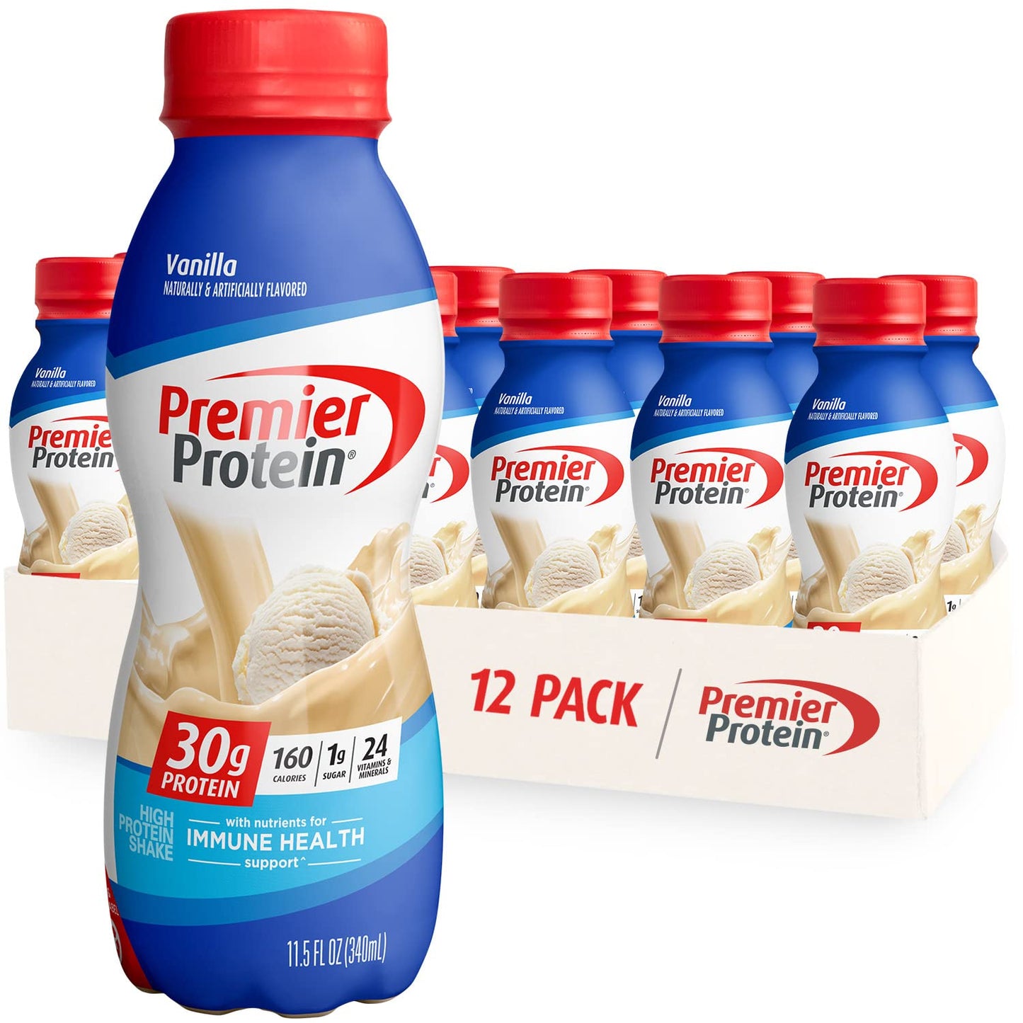 Premier Protein Shake. 30g Protein 24 Vitamins 1g Sugar Minerals Nutrients to Support Immune Health. 11.5 fl oz - Big Sale