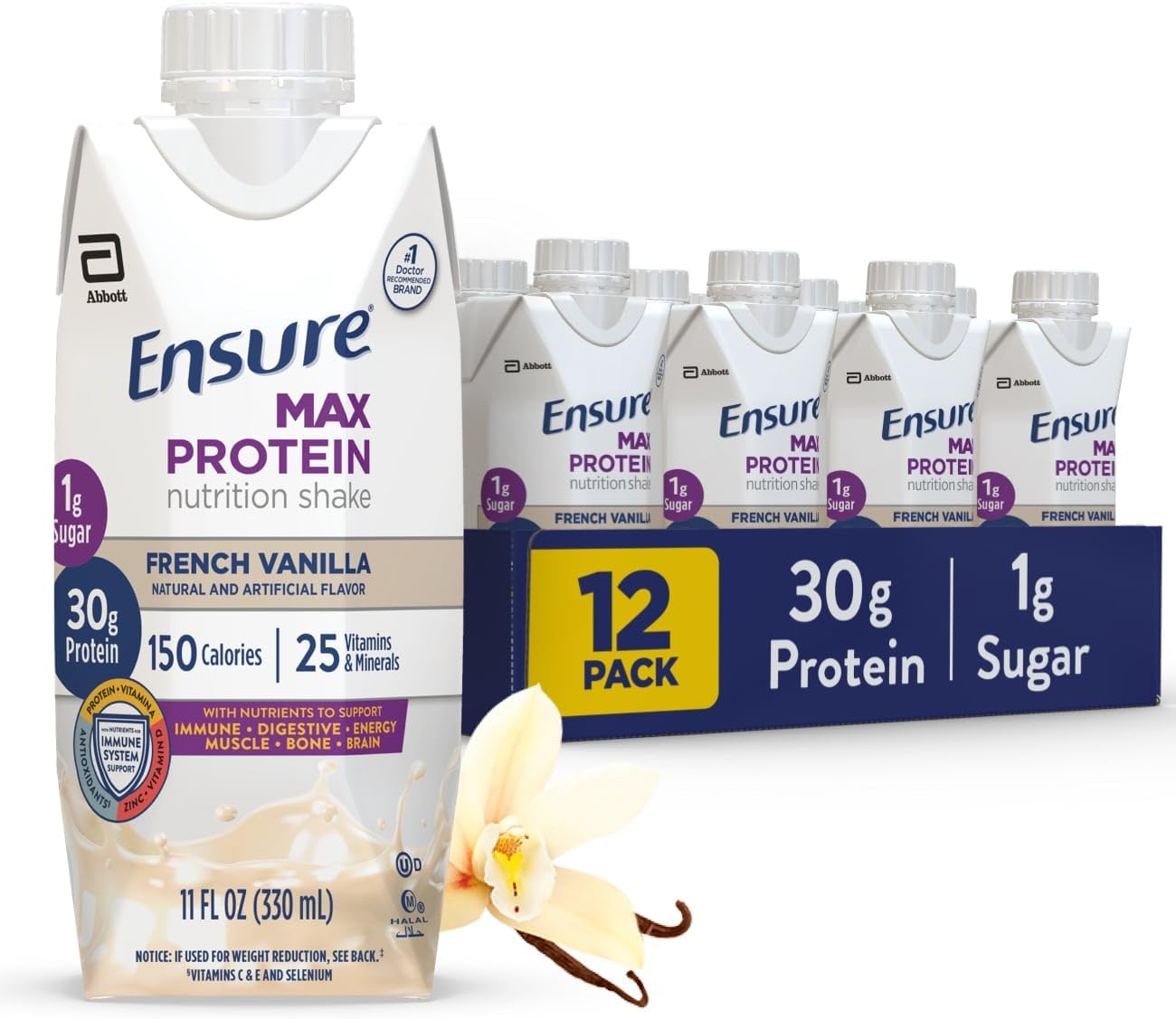 Milk Chocolate. Ready to Drink. 30g Protein for Muscle Building. 1g Sugar. 4g Fiber - Big Sale