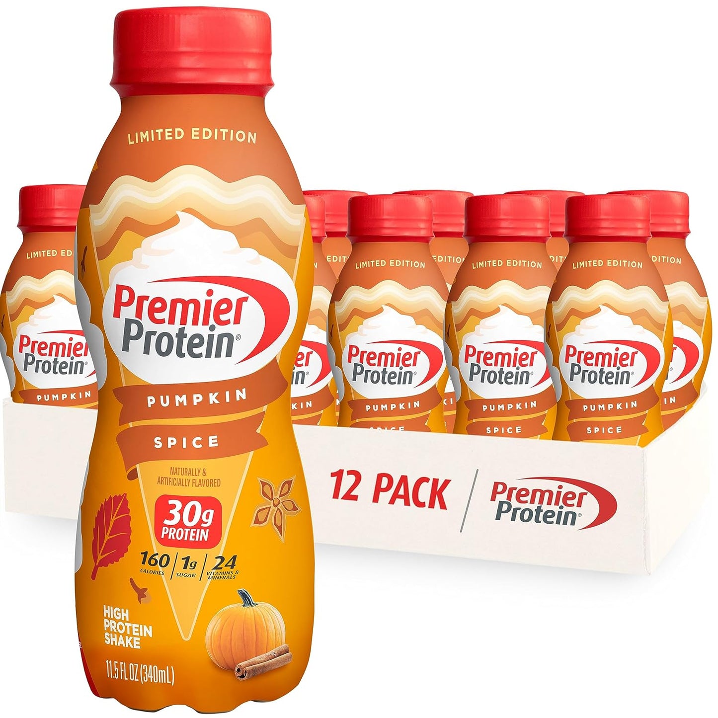 Premier Protein Shake.  30g Protein 24 Vitamins 1g Sugar Minerals Nutrients to Support Immune Health. 11.5 fl oz - Big Sale