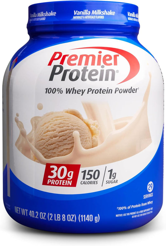 Premier Protein Protein Powder. 30g Protein. 1g Sugar. No Soy Ingredients. Gluten Free - Special offer limited time sale