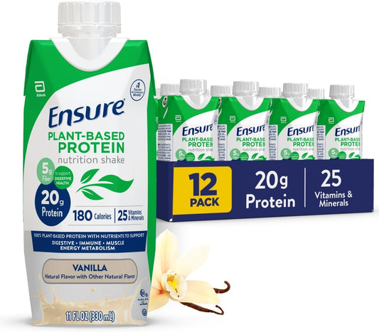 Based Vegan Protein Vanilla Nutrition Shake. Gluten-Free. Dairy-Free. Soy-Free Shake - Big Sale