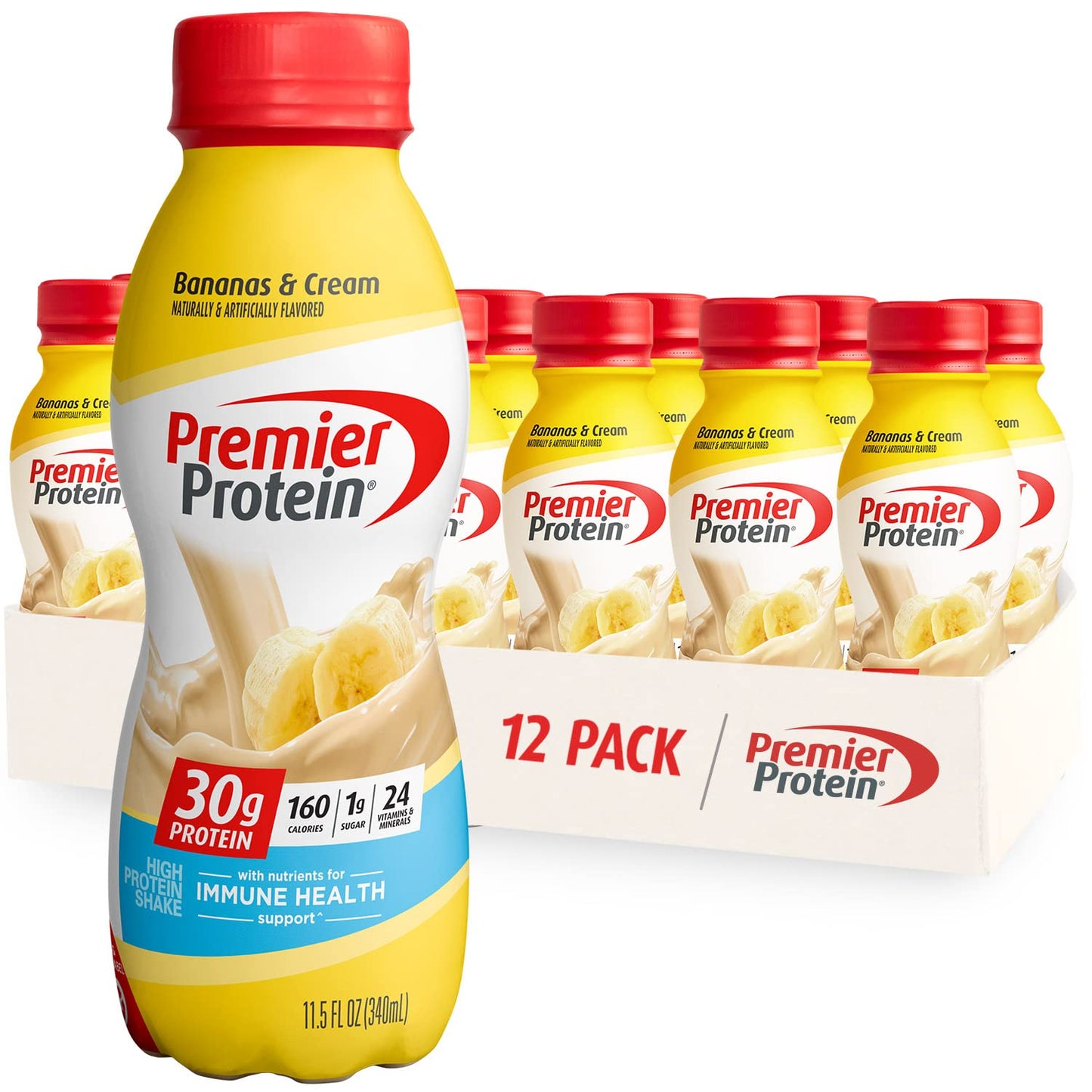 Premier Protein Shake.  30g Protein 24 Vitamins 1g Sugar Minerals Nutrients to Support Immune Health. 11.5 fl oz - Big Sale
