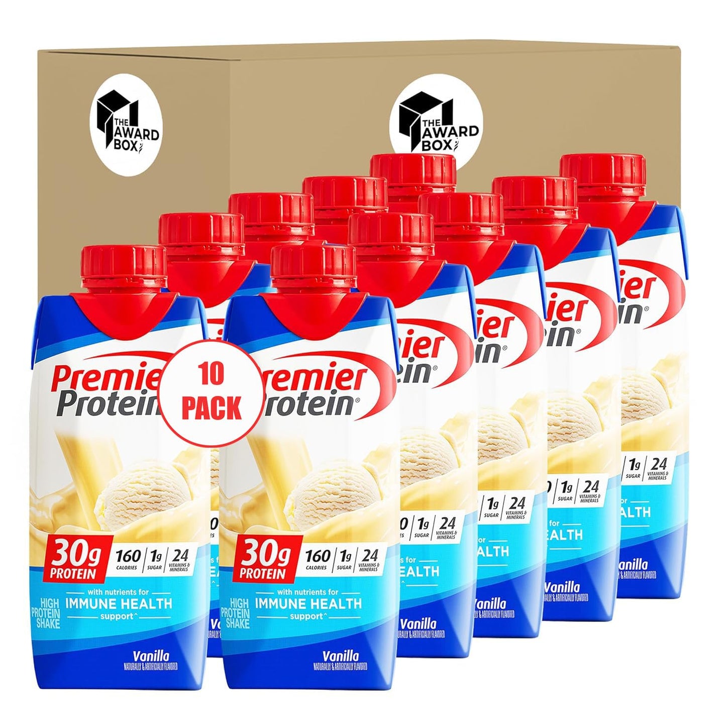 High Protein Shake  11 Fl oz each in The Award Box Packaging - Special offer limited time sale