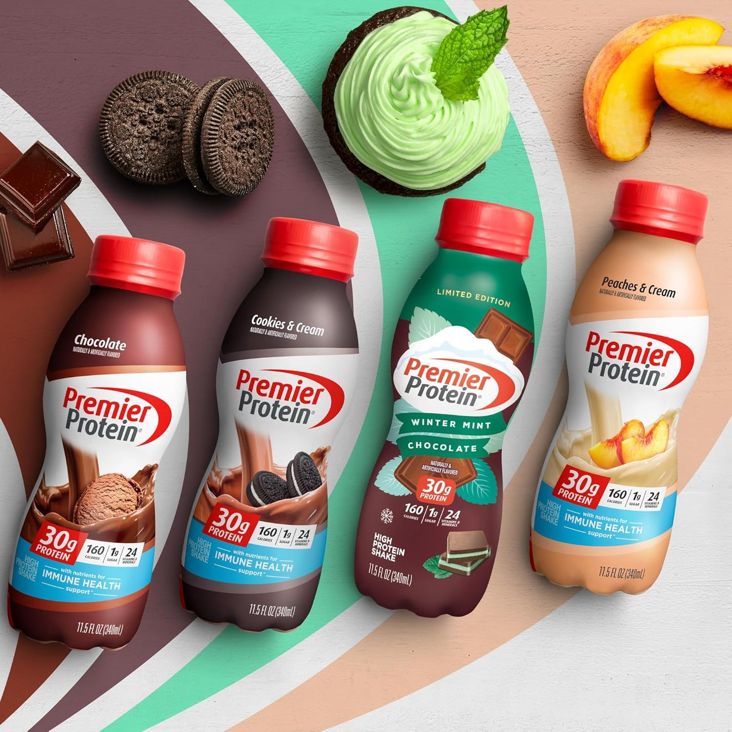 Premier Protein Shake.  30g Protein 24 Vitamins 1g Sugar Minerals Nutrients to Support Immune Health. 11.5 fl oz - Big Sale