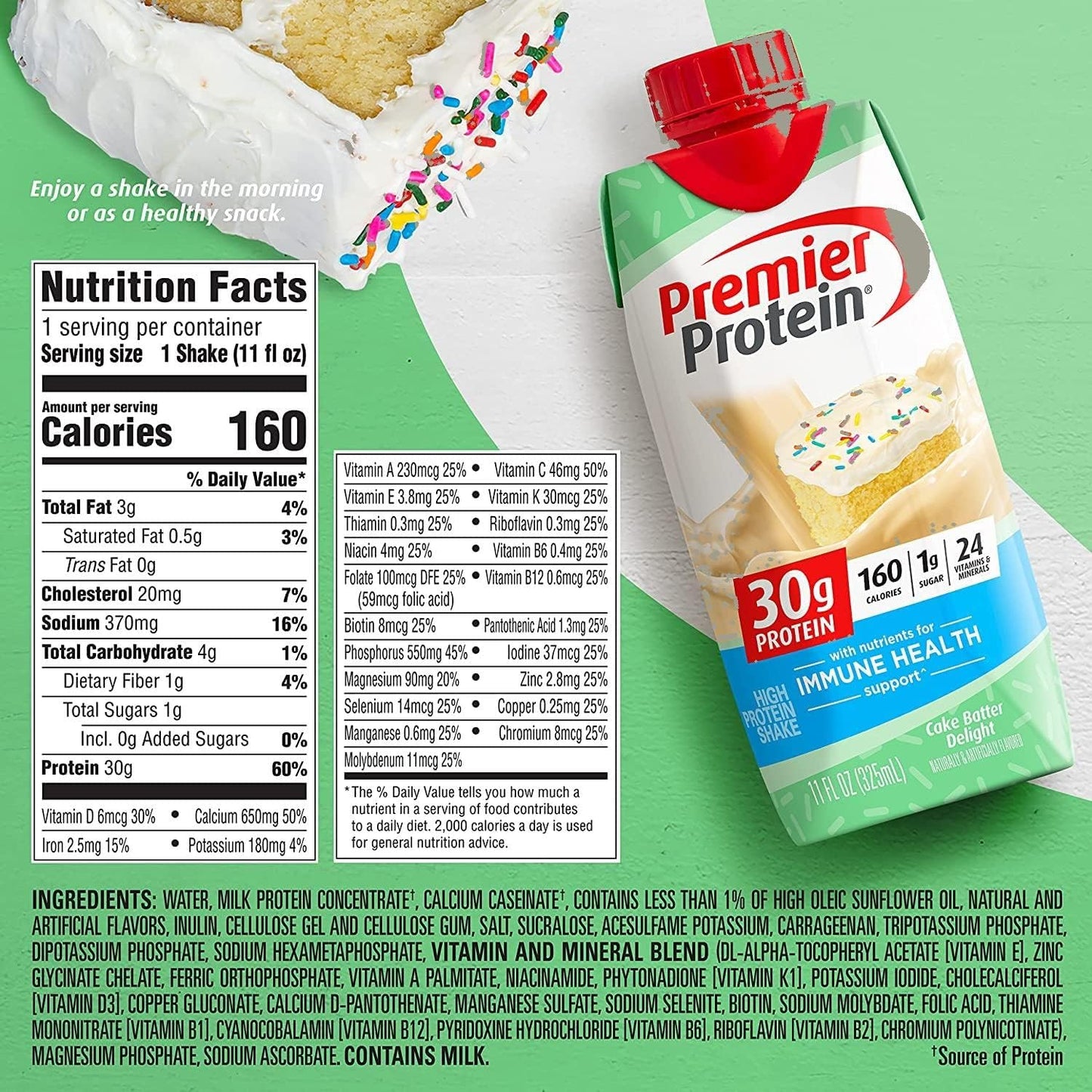 High Protein Shake  11 Fl oz each in The Award Box Packaging - Special offer limited time sale