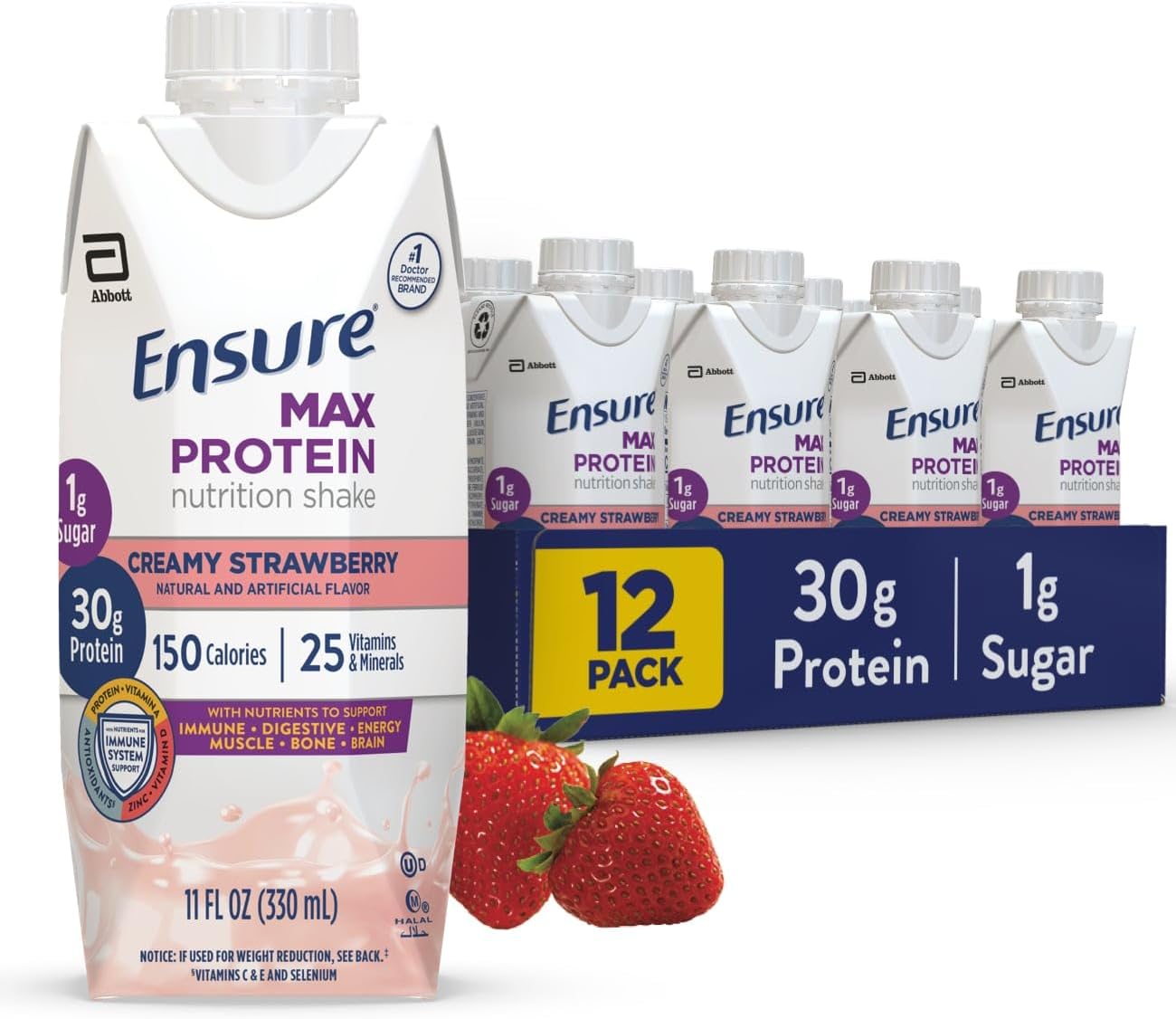 Milk Chocolate. Ready to Drink. 30g Protein for Muscle Building. 1g Sugar. 4g Fiber - Big Sale